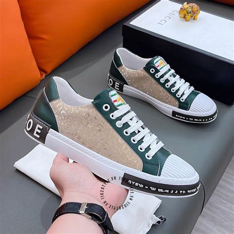 Giày Gucci nam super fake 1:1 màu nâu